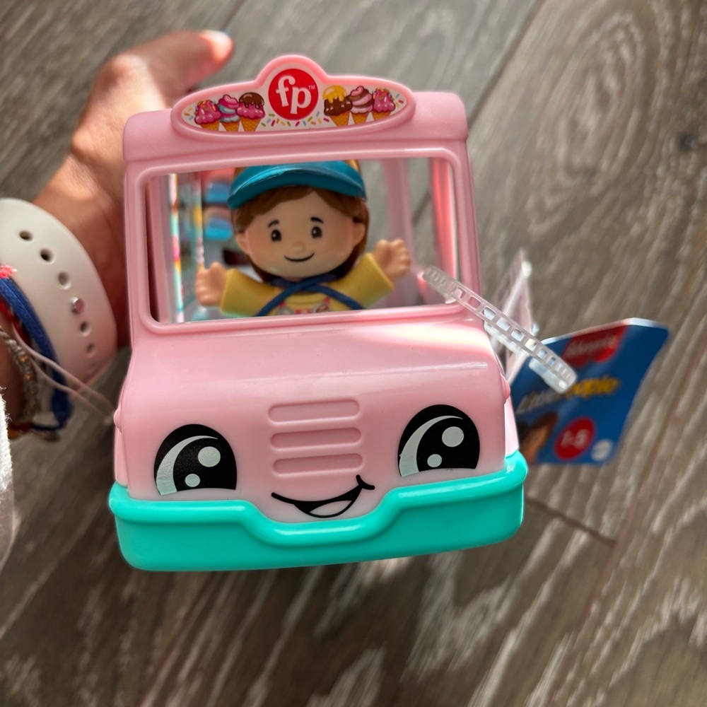 Fisher-Price Little People Pink Ice Cream Truck